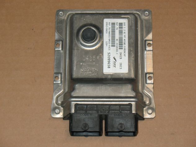 9GFT6 52099658 ECU CENTRALINA FIAT 500 1.2 EURONCAP 52099658 IB23 HW003 9GF.T6