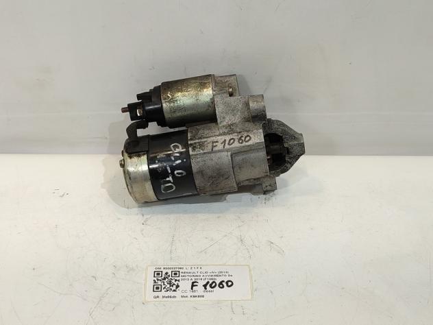MOTORINO D' AVVIAMENTO RENAULT Clio Serie 8200227092 K9K608 diesel 1461 (0815)