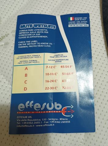 Muta sub Effesud,NUOVA, taglia L - Foto 5