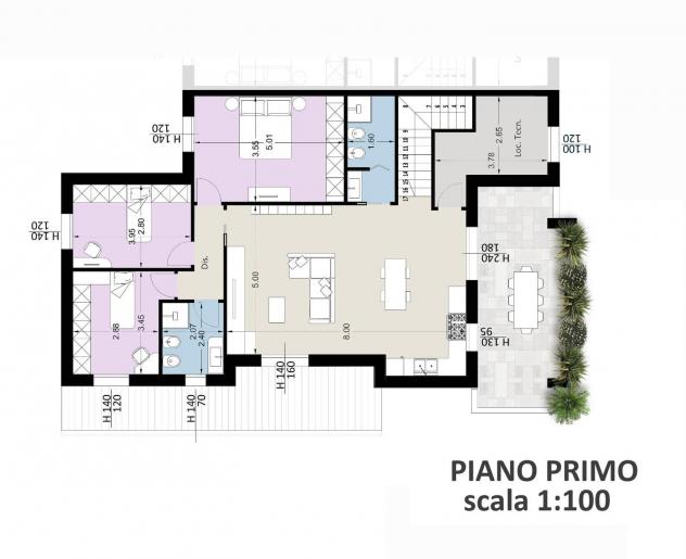 Appartamento in vendita a Ponsacco 135 mq Rif: 1389563 - Foto 3