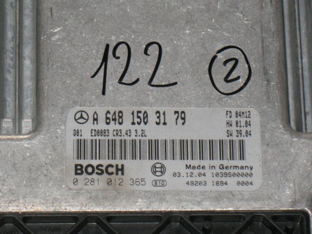 0281012356 ECU VITO VIANO CR3.43 3.2L A6481503179 0281012356 EDC16C2-7 - Foto 2