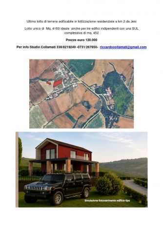 lotto edificabile residenziale