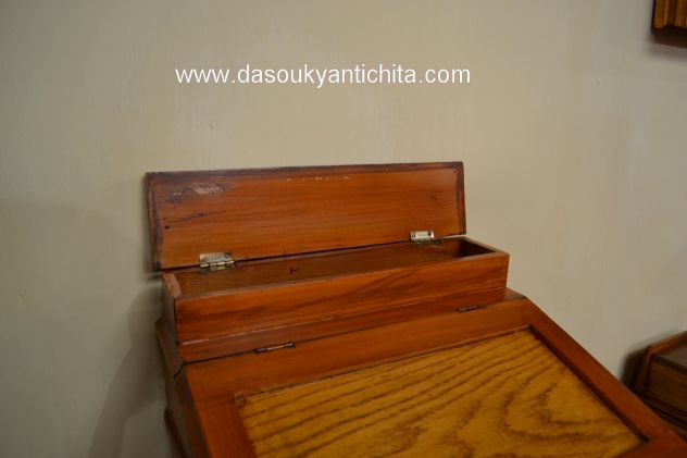 Schedario a serrandina con piano di scrittura a ribalta - Foto 3