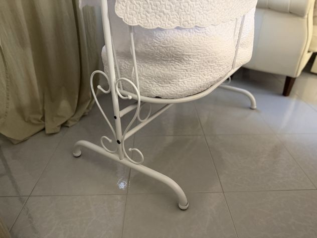 Culla vintage in ferro battuto design classico unica - Foto 4