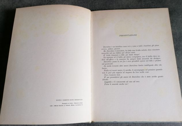 gli amici di Dariolino, ANGELA MORANI CASTELLANI, ANTONIO VALLARDI EDITORE 1959. - Foto 3
