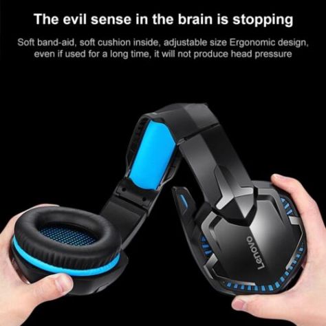Cuffie Lenovo Gaming HS15 per PS4 PS5 e PC - connettore da 3,5"mm + USB - Foto 2