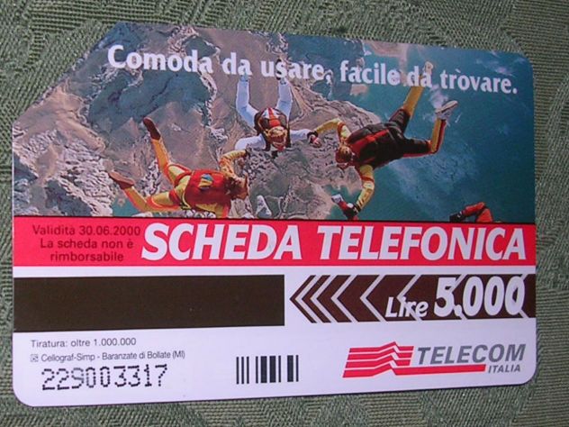 SCHEDA TELEFONICA ITALIA 51U