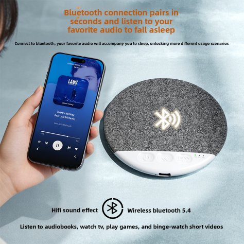 Mini Speaker Bluetooth 5.3 con suoni natura (Grigio) - Foto 2