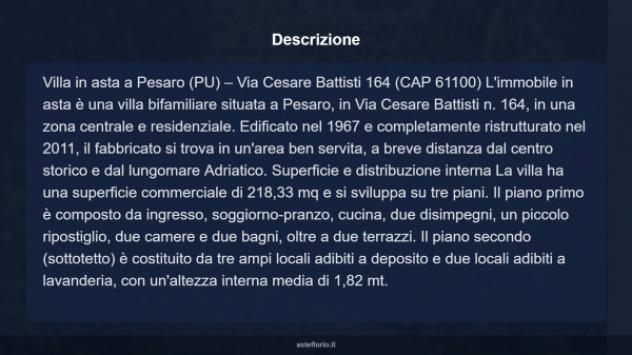 Immobile in asta di 218 m² in vendita a Pesaro - Foto 5