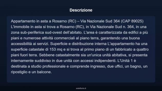 Immobile in asta di 153 m² con più di 5 locali in vendita a Rosarno - Foto 4