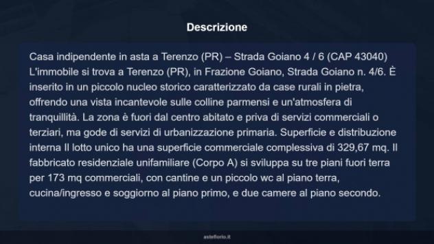 Immobile in asta di 173 m² con più di 5 locali in vendita a Terenzo - Foto 17