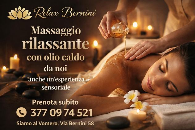 NUOVO CENTRO MASSAGGI AL VOMERO VIA BERNINI 58 CITOFONO 24 INTERNO CORTILE - Foto 2 Tel:3770974521