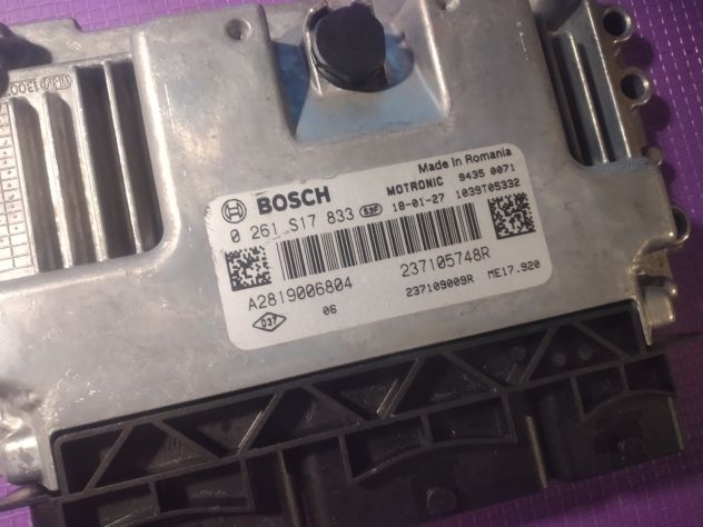 CENTRALINA ECU MOTORE RENAULT TWINGO SMART 453 - 0261S17833 CENTRALINA MOTORE R - Foto 2