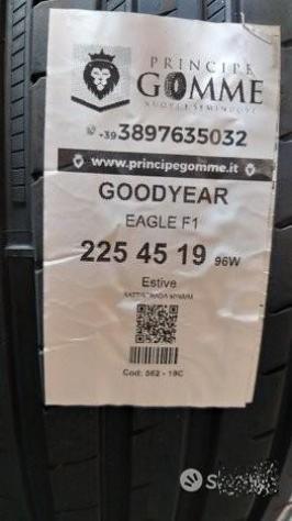 4 gomme 225 45 19 goodyear a562 - Foto 2