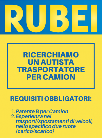 Rubei ricerca Autista di Camion