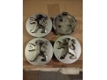 Tappi Coprimozzo Logo Peugeot originali 3 pezzi