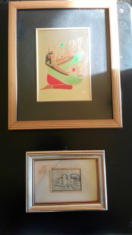 COLLEZIONE QUADRETTI DIVINITA' IN ORO+SBALZO ARTISTICO A MANO ARGENTO - Foto 2