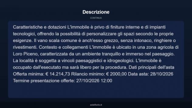 Immobile in asta di 99 m² in vendita a Loro Piceno - Foto 4