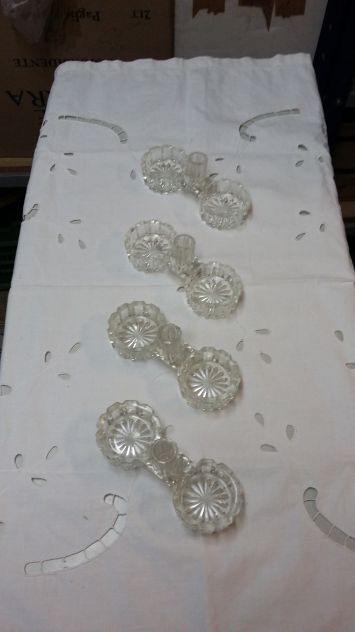 4 Sale/pepe/porta stuzzicadenti in vetro - Old stile