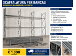 Scaffalatura Industriale Porta Pallet – 450 cm – 25 Traversi – Magazzino