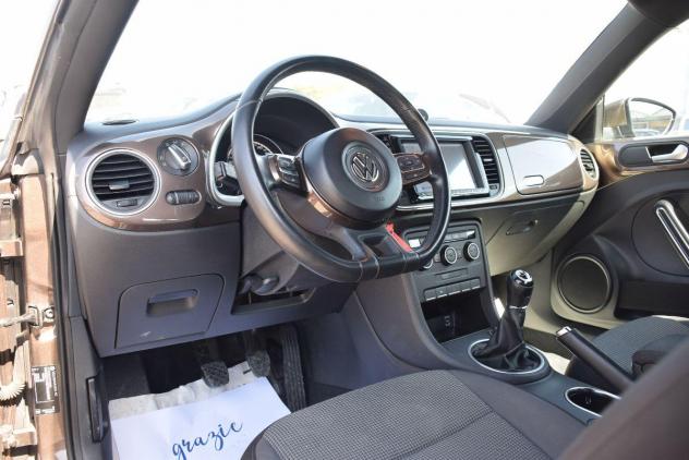 VOLKSWAGEN - Maggiolino - 1.6 TDI Design 4 posti - NAVI ANDROID AUTO APP - CARPLAY - CRUISE - SENSORI - CROMO - BT - OK NEOPATENTATI - Foto 6