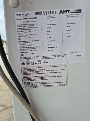 CONGELATORE VETRINA - AHT PARIS 210 - Foto 2