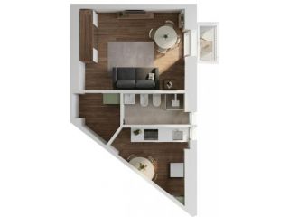 Bilocale ristrutturato e arredato con balcone Zona Greco