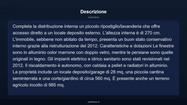 Immobile in asta di 135 m² con più di 5 locali e box auto in vendita a Giusvalla - Foto 16