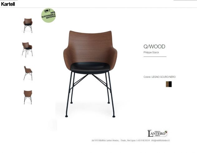 QWOOD POLTRONCINE LEGNO 3D KARTELL casa studio office - Foto 3