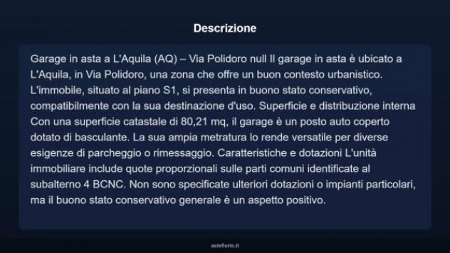 Immobile in asta di 80 m² in vendita a L'Aquila - Foto 10