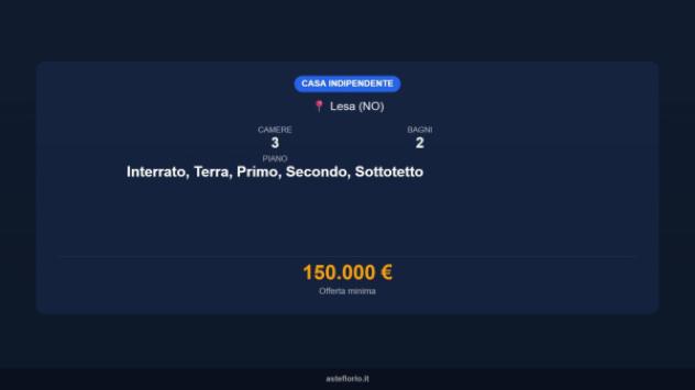 Immobile in asta di 180 m², box auto in vendita a Lesa - Foto 15
