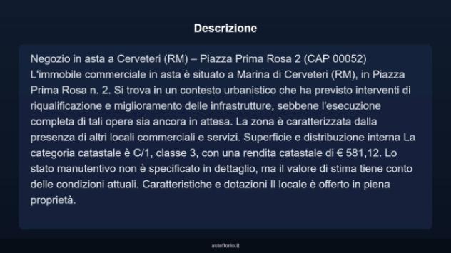 Immobile in asta di 29 m² in vendita a Cerveteri - Foto 5