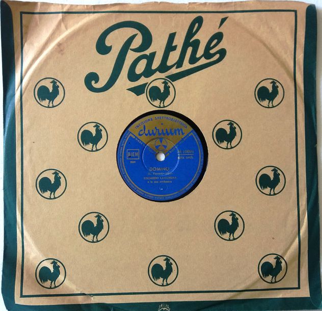 4 dischi 78 giri dal 1955 al 1957-della Fonit, Vis, Pathè e Voce del Padrone