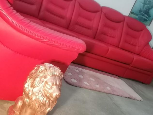 AMPIO divano LETTO in pelle ! CONSEGNA - Foto 6
