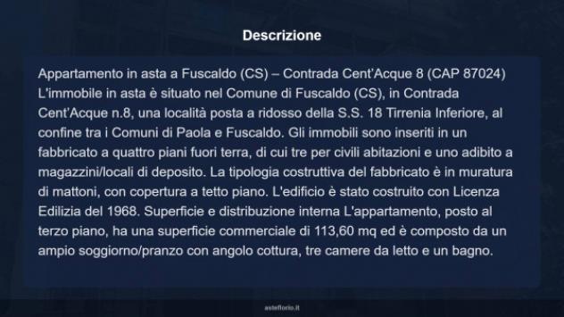 Immobile in asta di 113 m² in vendita a Fuscaldo - Foto 16