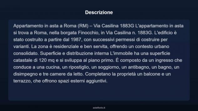 Immobile in asta di 120 m² in vendita a Roma - Foto 12