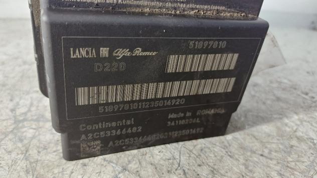 CENTRALINA AIRBAG FIAT 500 Serie 51897810 312A2000 (0714) - Foto 2