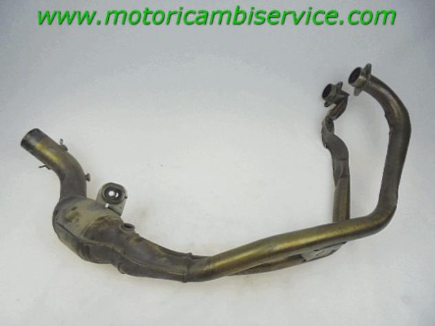 COLLETTORE SCARICO BMW F 800 R 2005 - 2017 18117722140 EXHAUST MANIFOLD CON DIFETTO - Foto 2