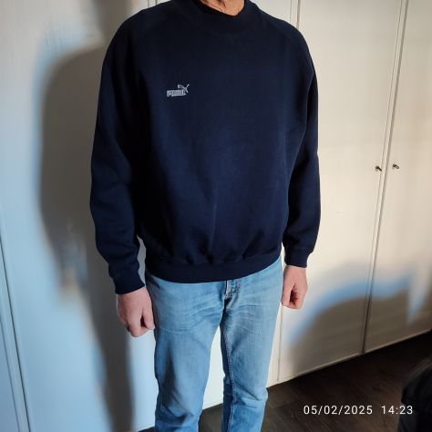 Felpa blu Puma