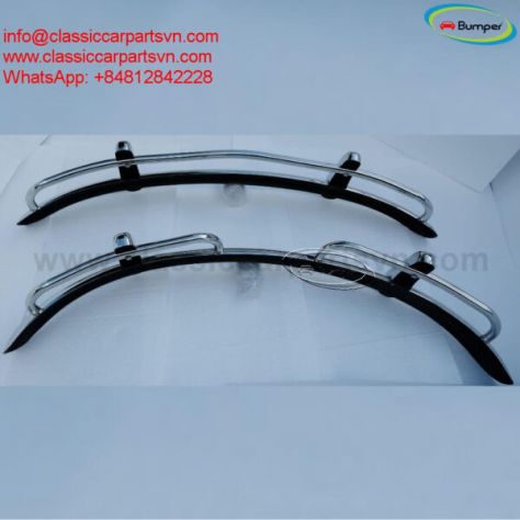 VW Beetle USA style (1955-1972) bumpers by stainless steel new - Foto 4