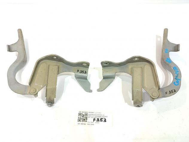 CERNIERE COFANO ANTERIORE DX E SX CHEVROLET Captiva 1° Serie 95049936 95049937 Z20S (06) - Foto 2