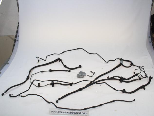SET TUBAZIONI FRENO HONDA TRANSALP XL700V ABS 2007-2013 45130MFFD40 46400MFFD41 43310MFFD41 BRAKE HOSES SET