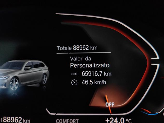 BMW Serie 5 520d 48V Touring Pelle Navi Fari LED Cerchi 19” - Foto 10