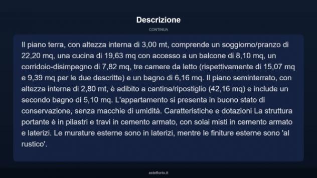 Immobile in asta di 160 m² con più di 5 locali in vendita a Bianco - Foto 17