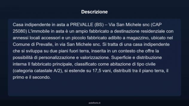 Immobile in asta di 26 m² in vendita a Prevalle - Foto 4