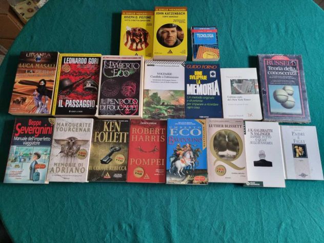 61 libri. Titoli vari, autori noti. Ottime condizioni. - Foto 3