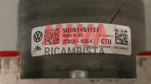 10.0220-1655.4 Volkswagen Tiguan 2.0 centralina ABS gruppo pompa ATE - Foto 2