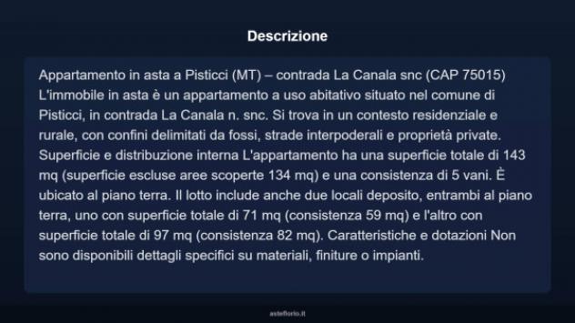 Immobile in asta di 143 m² in vendita a Pisticci - Foto 5