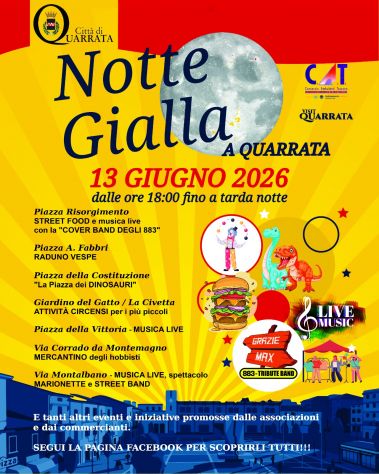 13/06 :NOTTE GIALLA QUARRATA