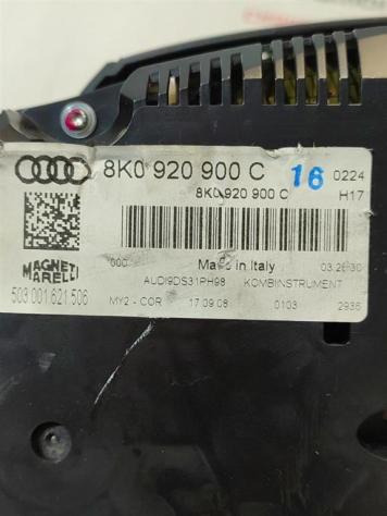 QUADRO STRUMENTI AUDI A4 Berlina 8K0920900C CAGC (0710) - Foto 4